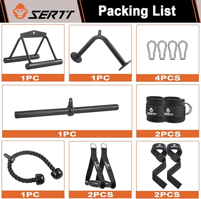 SERTT Workout Cable Machine Attachment - Image 2