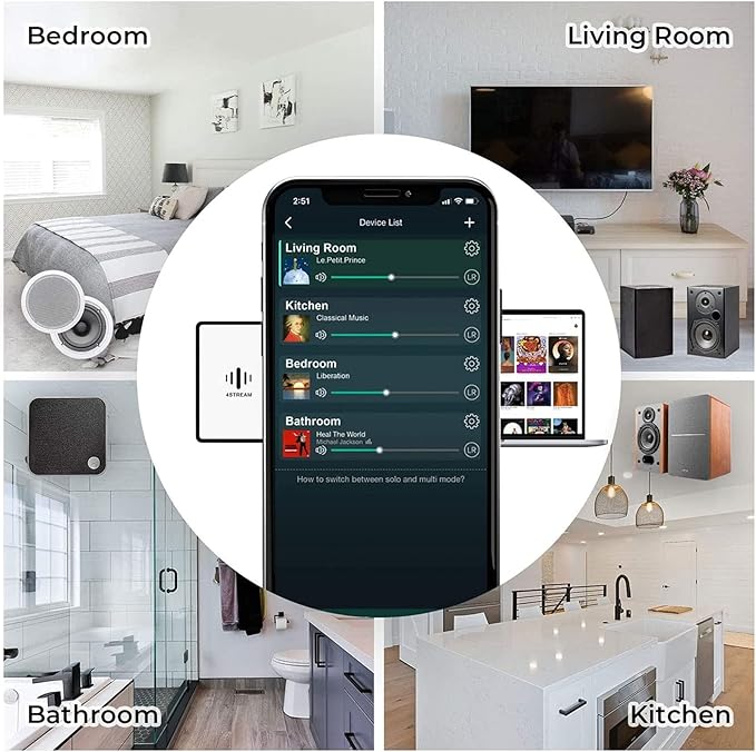 Arylic Stereo WiFi and Bluetooth 5.0, 2-Channel Class D Wireless Mini Home - Image 6