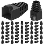 CableGeeker 100-Pack Cat6 / Cat5e RJ45 Strain Relief Boots, RJ45 Boot, Cat 6 by CableGeeker