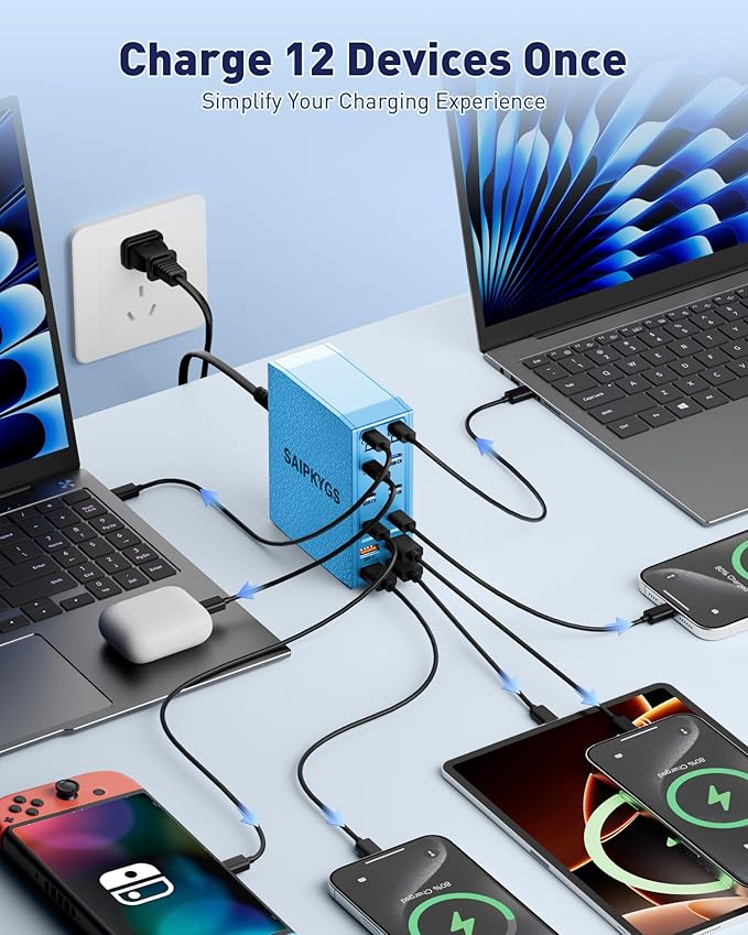 Charging Station, 12-Port USB C Charger Block - Image 4