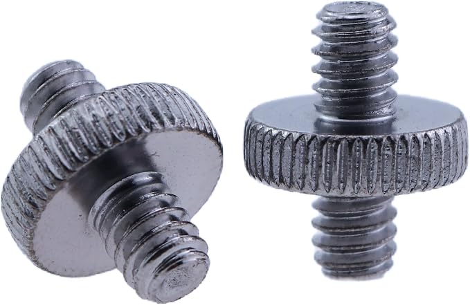 5PCS 1/4 Inch-20 to 1/4 Inch-20 Dual Head Adapter - Image 3
