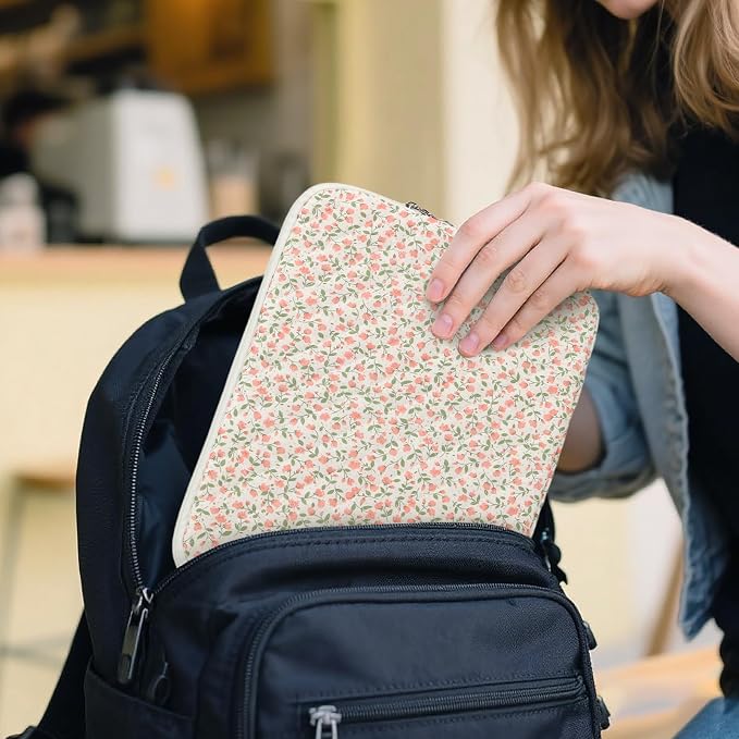 Puffy Laptop Sleeve 13-15.6 Inch Cute Quilted Laptop Protective Case Padded - Image 5