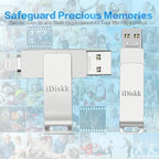 【App-le Certified 1T B】 iDiskk Photo Storage iPhone Flash Drive Photo Stick - Image 7