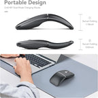 WFB Wireless Arc Mouse for Laptop, Rotatable Rotating Ultra Slim, 3 DPI for - Image 5