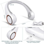CIVPOWER Neck Fan: Portable Personal Neck Cooling Rechargeable Bladeless Fan - Image 8