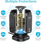 AiJoy Flat Plug Power Strip Tower - Image 7