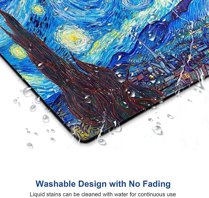 Hokafenle Mouse Pad, Oil Painting Mouse Pad - Image 5