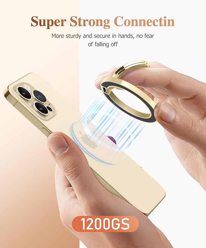 GVIEWIN Magnetic Phone Ring Holder, Compatible - Image 2