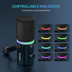 FEELWORLD PM1 XLR USB Dynamic Microphone Gifts - Image 5