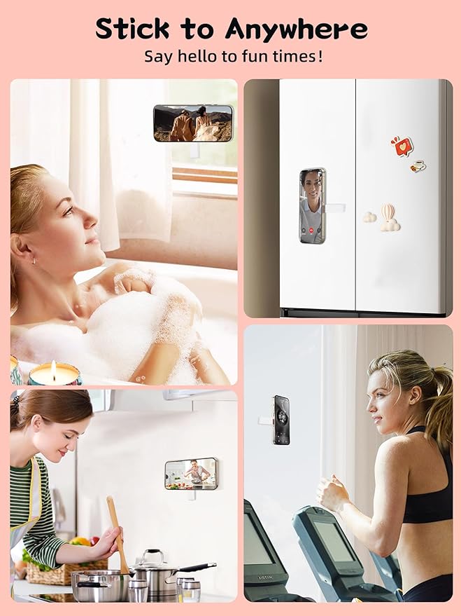Magnetic Suction Phone Case Mount, Silicone Suction Cup Grip Stand - Image 9