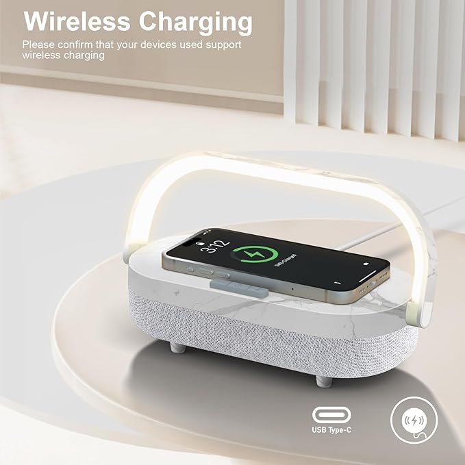 LED Bedside Lamp, Touch Lamps for Bedroom Nightstand, 4 in 1 Bedside Table Lamp - Image 4