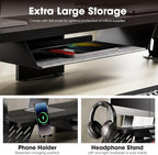 Fenge Dual Monitor Stand, 42.5 Inch Monitor Riser - Image 3