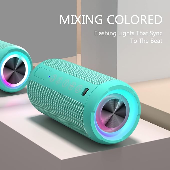 Ortizan Portable Bluetooth Speakers, IPX7 Waterproof Wireless Speaker - Image 2