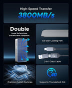 ORICO 4TB USB4.0 External SSD 3800MB/s - Image 2