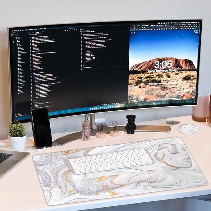 Keyboard Wrist Rest Large Mouse Pad Wrist Support - Image 7