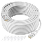 Cat5e Ethernet Cable 200 FT, Long Cat 5e Internet Cable, Standard RJ45 Connector by Kxable