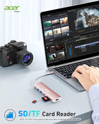 Acer USB Hub, 7 in 1 USB C to HDMI Multi-Port Adapter, 2 USB 3.1 GEN1 and 5Gbps - Image 7