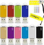 4GB USB Flash Drive 10 Pack Nicepicten USB 2.0 Thumb Drives Metal Jump Zip by NicepictenUSBFlashDrive