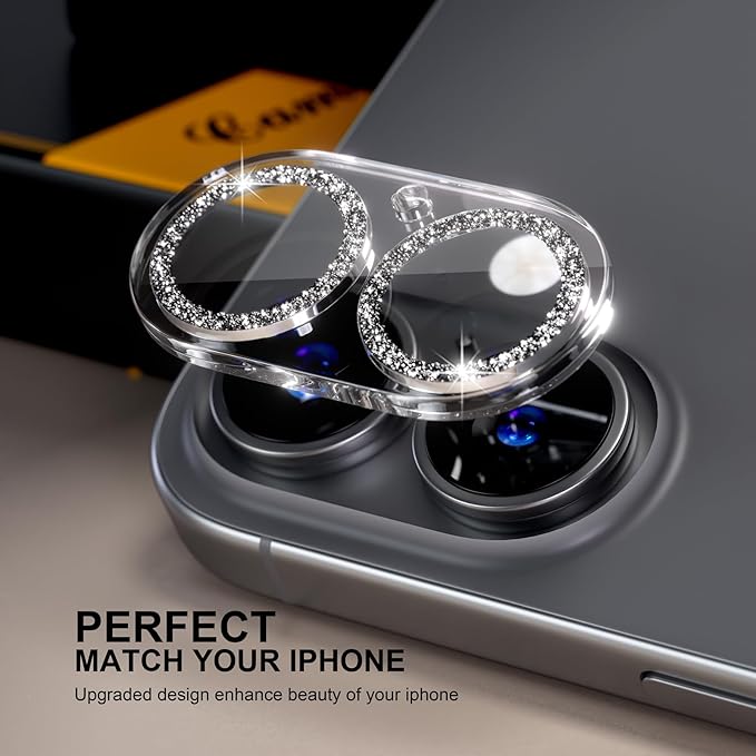 beuxece for 6 Pack iPhone 16 / iPhone 16 Plus Camera Lens Protector 9H Tempered - Image 5