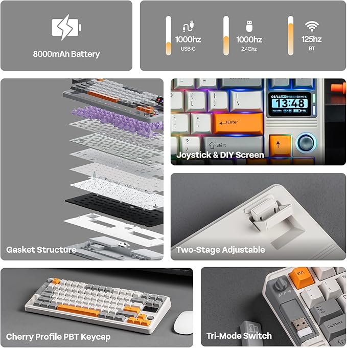 EPOMAKER RT85 Wireless Mechanical Keyboard - Image 3