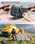 BROWEY Portable Power Station 153Wh Small Solar Generator - Image 4