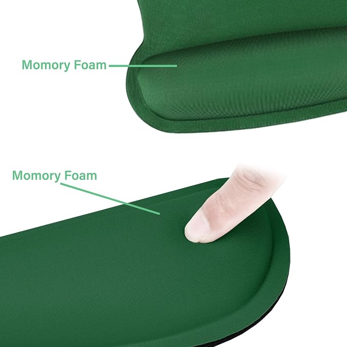 MOSISO Wrist Rest Support for Mouse Pad & Keyboard Set, Ergonomic Mousepad - Image 4