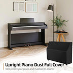 Upright Piano Keyboard Dust Cover, Stretchy Music Dirt Proof Keyboard Cover - Image 5