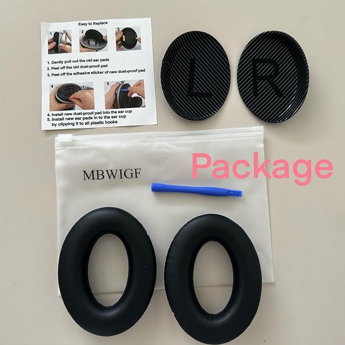 MBWIGF Replacement Ear Pads for Bose QuietComfort 35 & Quiet Comfort 35 II - Image 7