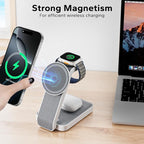 3 in 1 Foldable Wireless Travel Charging Station - Image 5