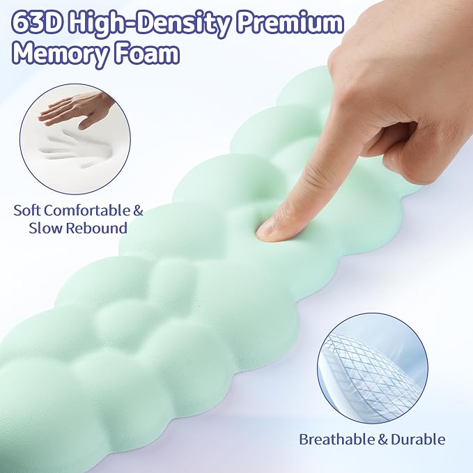 Cloud Wrist Rest Keyboard, Cloud Keyboard Wrist Pad Set - Image 4