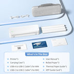 Inkless Portable Printer for Travel, Wireless Thermal Printer Supports 8.5 x 11 - Image 8