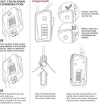6ft Python Cable Lock for Bike, Electric Scooter, Trail Camera, 4 Digit - Image 6