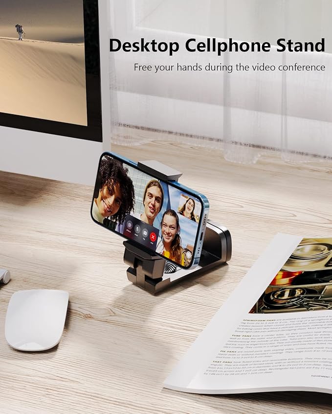MiiKARE Airplane Travel Essentials Phone Holder, Universal Handsfree Phone Mount - Image 4