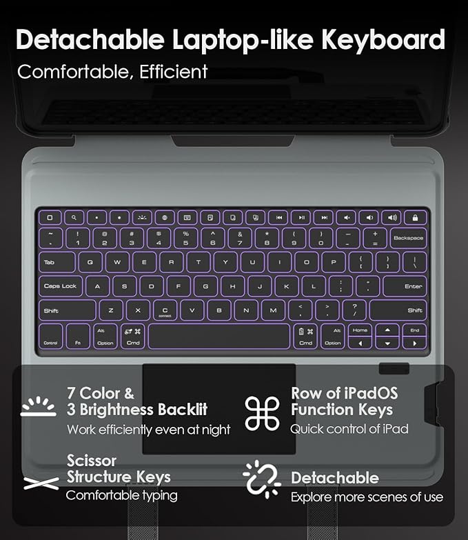 Nillkin Carry Go Keyboard Case for iPad Air 13 inch - Image 4