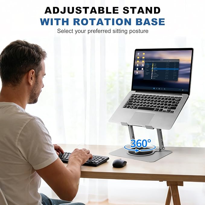 Laptop Cooling Pad with 2 Detachable Fans, Adjustable Height & Angle Stand - Image 7
