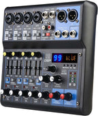 Dj Mixers 8 Channel Audio Mixer Sound Board - Image 4