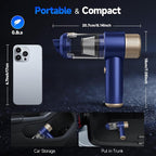Car Vacuum Cleaner, 16000PA Mini Car Vacuum Cordless Powerful, 7 in 1 Portable - Image 6