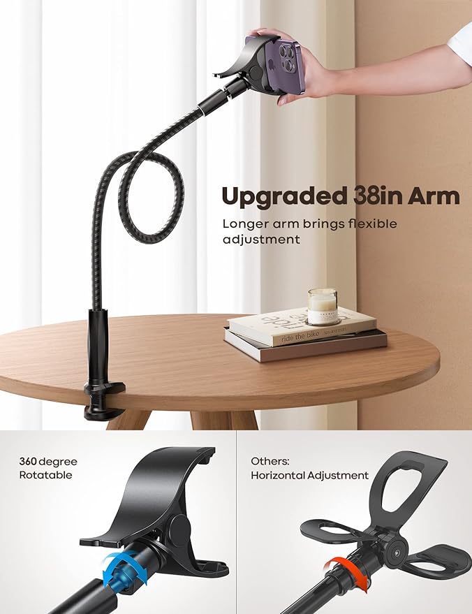 Lamicall Gooseneck Phone Holder Bed - Image 2