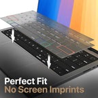 Kuzy MacOS Shortcut for MacBook Pro 14 inch Keyboard Cover M4 16" 2025 2024 - Image 5