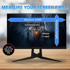 Computer Privacy Screen 23.6 Inch Magnetic, Removable Hanging Privacy Shield - Image 6