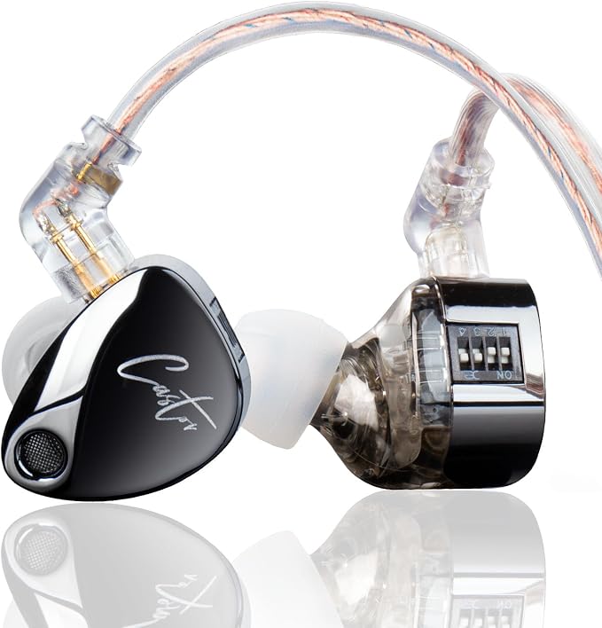 KZ Castor in Ear Monitor Headphones, HiFi Improved Bass Earphone Sound Tunable by KEEPHiFi
