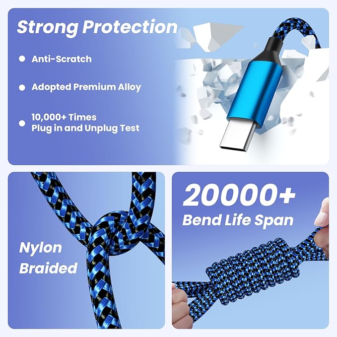 Multi Charging Cable, 3 in 1 Charging Cable - Image 3