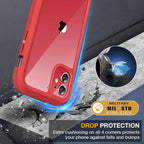 Miracase Glass Series for iPhone 11 Case 6.1 inch, Upgraded Full-Body Rugged - Image 3