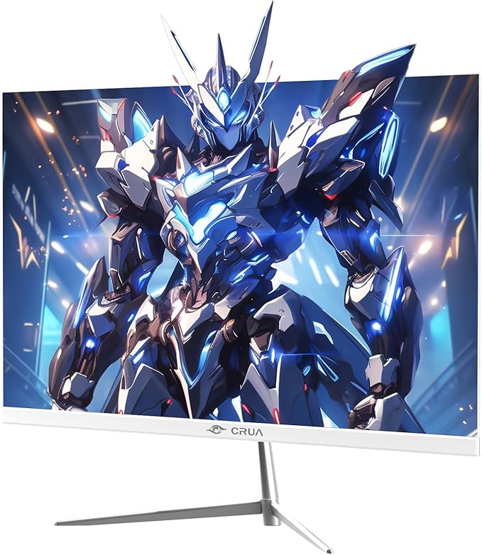 CRUA 24.5" White Gaming Monitor, 200Hz FHD VA Screen Computer Monitor, Supports - Image 2