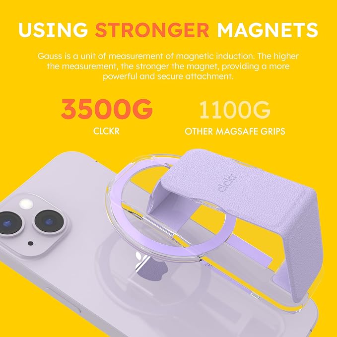 CLCKR for MagSafe Phone Grip for MagSafe Kickstand Compatible - Image 2