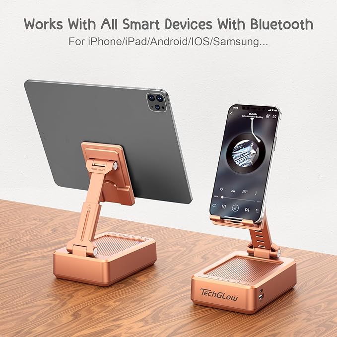 TechGlow Gifts for Men Women Foldable Cellphone Stand - Image 6