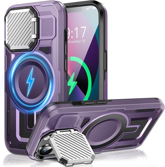 Camera Stand Case for iPhone 14 Plus, 2024 Version Military Grade Protective by Unknown