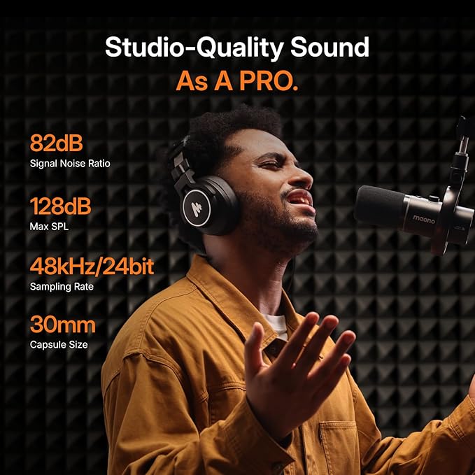 MAONO PD200W Hybrid Wireless Podcast Microphone - Image 4