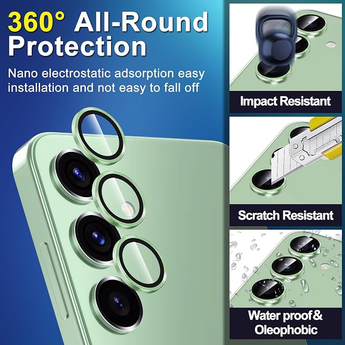 for Samsung Galaxy S25 Plus Camera Lens Protector, Individual Metal Ring - Image 3