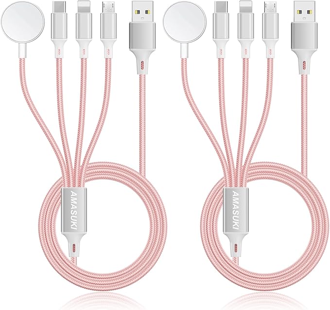 2Pack Travel Essentials Multi Charging Cable by ChargeBeyondPowerWithin
